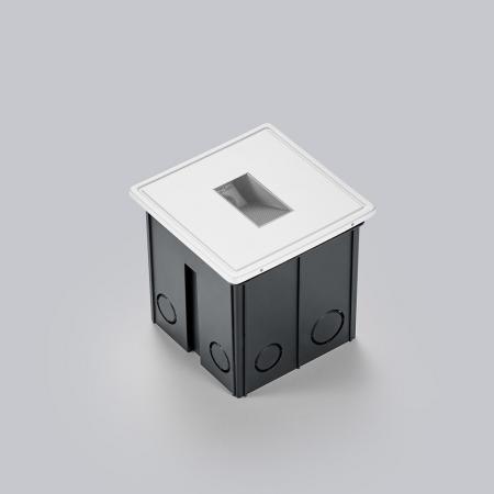 HELESTRA LES LED Wandeinbauleuchte 4 W 3000 K Warmweiß IP65 Mattweiß