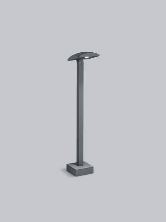 HELESTRA LUR LED-Pollerleuchte Graphit 10,5 W 3000 K Warmweiß 710 lm IP54