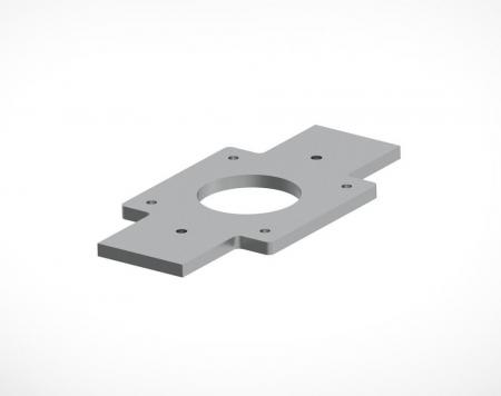 HELESTRA OKI Adapterplatte für Erdstück Stahl verzinkt 160 × 40 × 6 mm