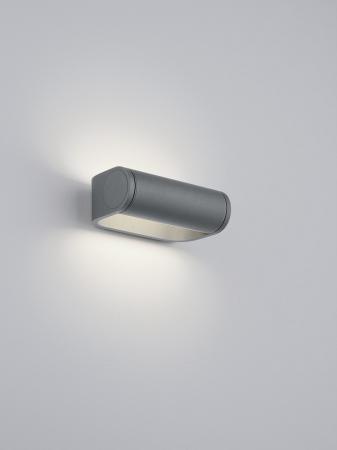 HELESTRA LUZ44 LED-Wandleuchte Graphit 9 W 2700 K Warmweiß 850 lm dimmbar drehbarer Leuchtenkopf