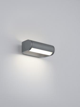 HELESTRA LUZ44 LED-Wandleuchte Graphit 9 W 2700 K Warmweiß 850 lm dimmbar drehbarer Leuchtenkopf