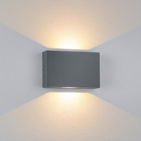 Helestra PARI Wandleuchte graphit – IP65 Außenleuchte mit verstellbarem Lichtaustritt