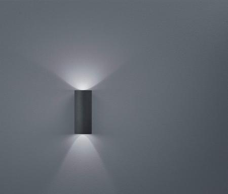 LED Wandleuchte Helestra SWIFT zylindrisch Up&Down dimmbar IP65