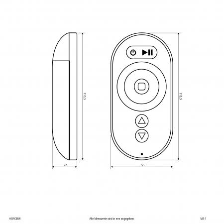 EVN Funk-Handsender für RGBW-Controller HSRGBW