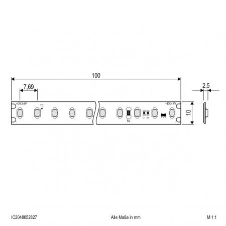 EVN Niedervolt LED-Strip, IP20, kürzbar IC2048652827