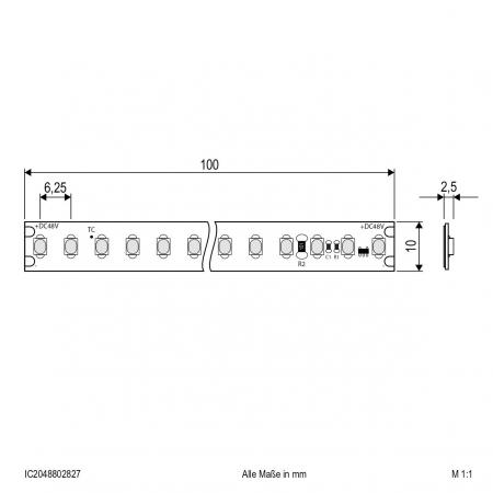 EVN Niedervolt LED-Strip, IP20, kürzbar IC2048802827