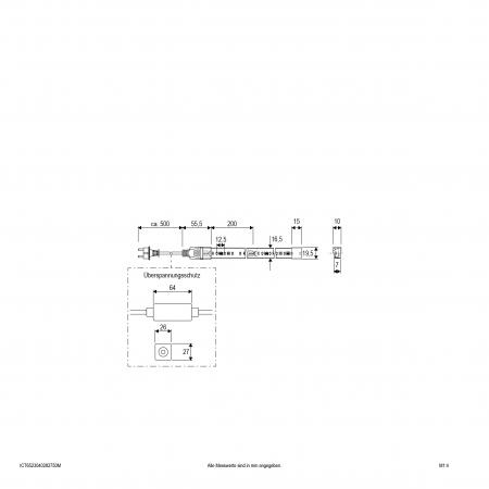 EVN Hochvolt LED-Strip mit Konturenstecker ICT6523040282750M