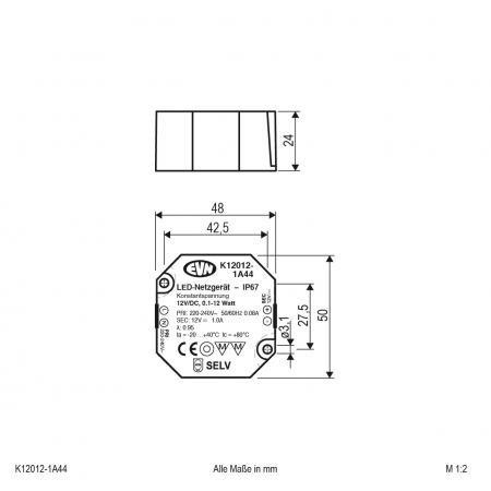 EVN 12V/DC LED-Netzgerät K120121A44