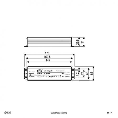 EVN 24V/DC LED-Netzgerät K24036