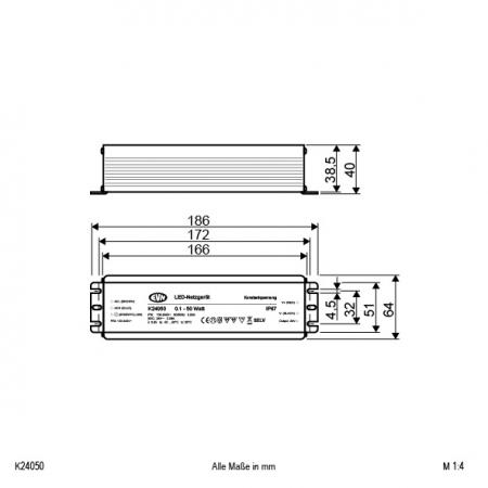 EVN 24V/DC LED-Netzgerät K24050