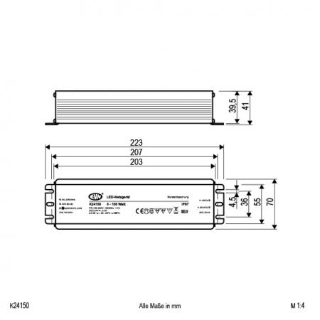 EVN 24V/DC LED-Netzgerät K24150