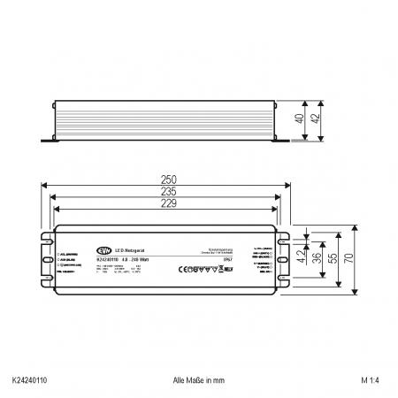 EVN 24V/DC LED-Netzgerät, dimmbar K24240110