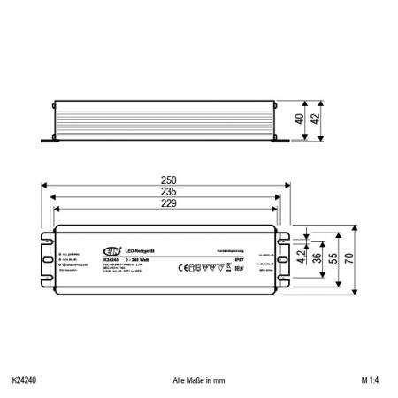 EVN 24V/DC LED-Netzgerät K24240