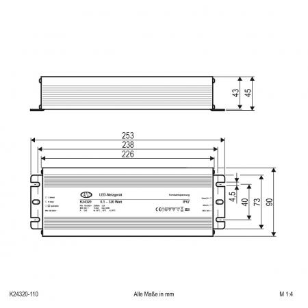 EVN 24V/DC LED-Netzgerät, dimmbar K24320110