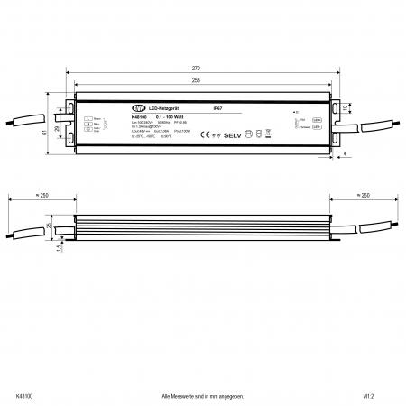 EVN 48V/DC LED-Netzgerät K48100