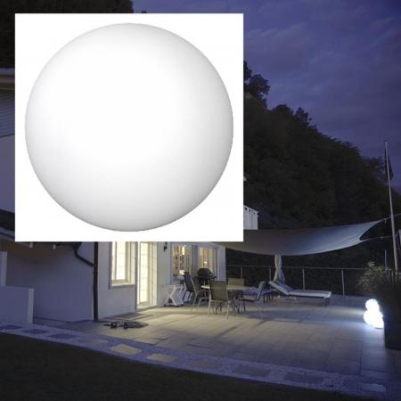 EVN Kugelleuchte Gartenkugel weiß Ø60cm IP55 inkl. Alu-Erdspieß