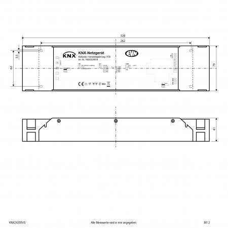 EVN KNX Multicolor-Aktor inkl. Netzgerät KNX24200VS
