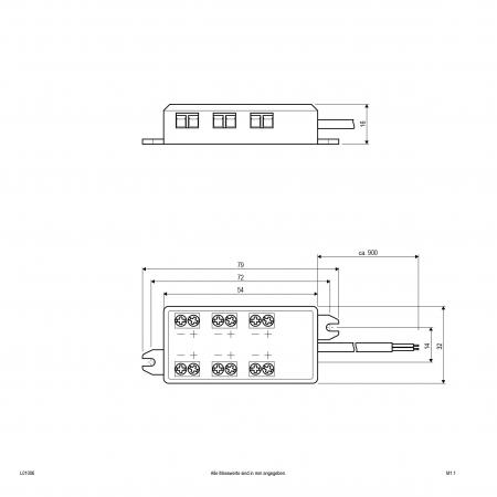 EVN 6-fach Niedervolt-Schraubverteiler L01006
