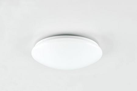 EVN Profi LED Anbauleuchte für Trppenhäuser und feuchte Umgebungen rund weiß IP44 18W 3000K warmweißes Licht