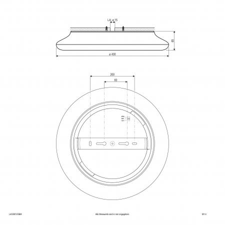 EVN LED Anbauleuchte mit Bewegungsmelder L40300125BM