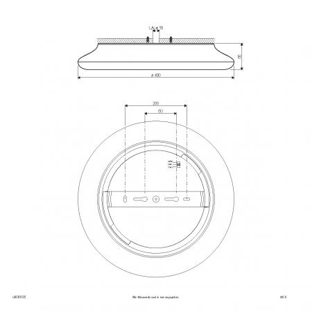 EVN LED Anbauleuchte mit einstellbarer Farbtemperatur L40300125