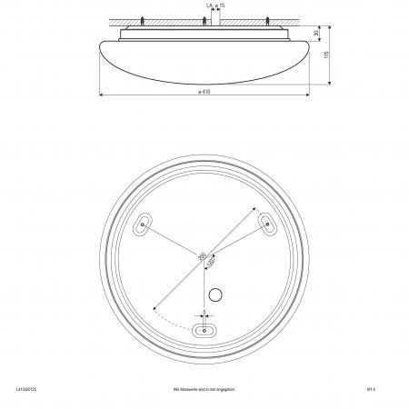 EVN LED Anbauleuchte, IP54 L410320125