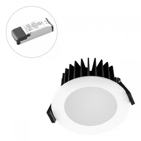 SOLIDO L44100140 LED Deckeneinbauleuchte 4000K Weiß IP54 dimmbar Einbaudurchmesser 85mm