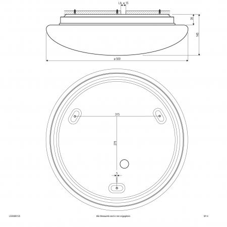 EVN LED Anbauleuchte, IP54 L500400125