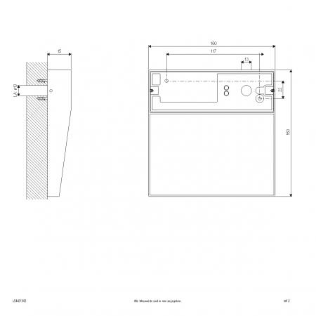 EVN LED Wandanbauleuchte, IP54 L54431502