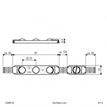 EVN LED Modul RGBW, 10er-Set LCB3990110