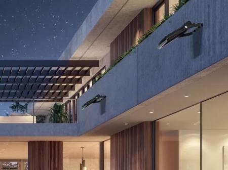 EVN Leistungsstarker LED Fluter Panthera 150W 4000K 18750 Lumen IP65 schwarz neutralweißes Licht