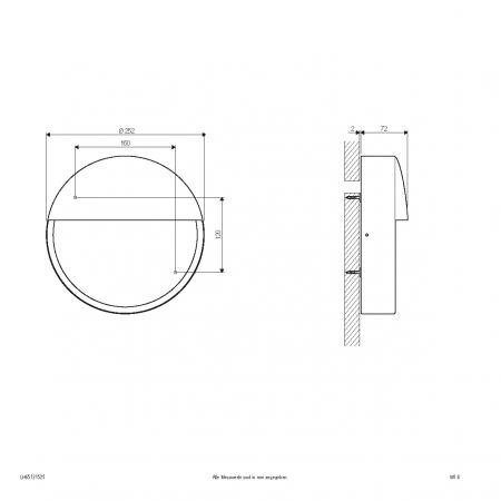 EVN LED Anbauleuchte mit einstellbarer Farbtemperatur LH65121525