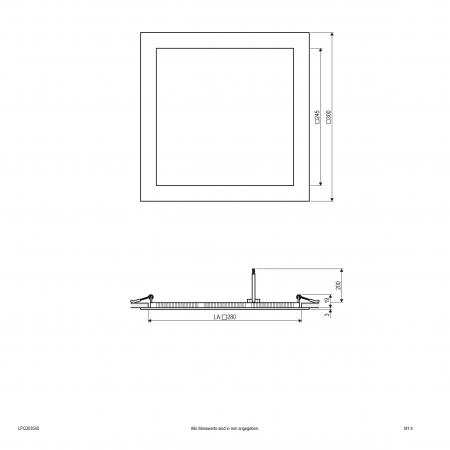 EVN LED Einbauleuchte LPQ303540