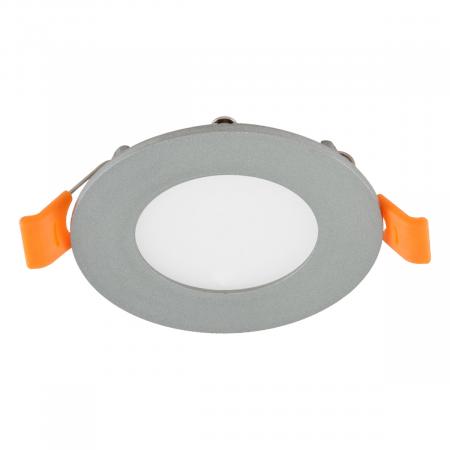 EVN LED Einbaupanel rund silber IP20 5W 4000K 340lm 350mA EinbauØ68