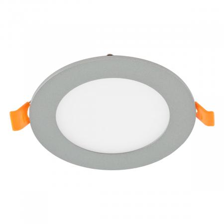 EVN LED Einbaupanel rund silber IP20 9W 4000K 630lm 350mA EinbauØ105