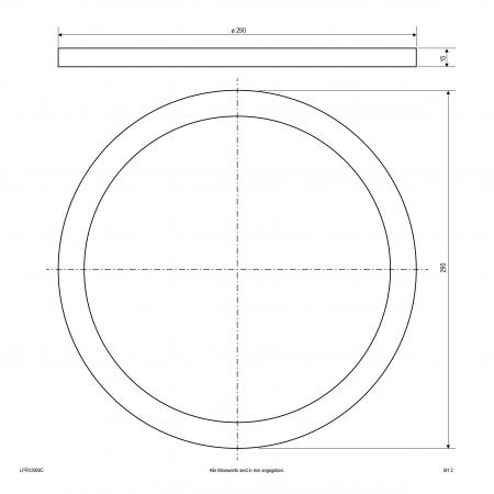 EVN Gehäusering EDS-Optik für LPRV290125 LPRV2909C