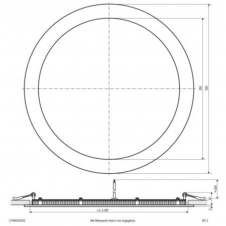 EVN LED Einbaupanel LPRW303502