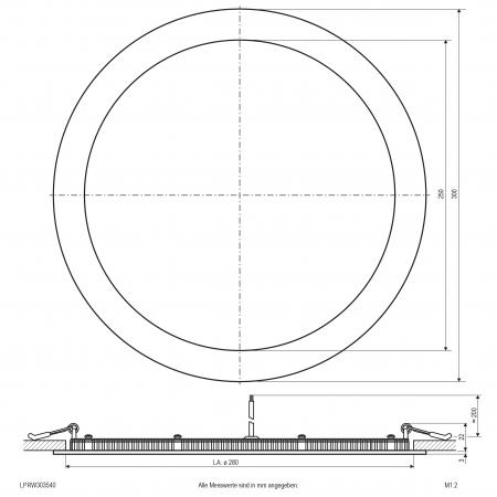 EVN LED Einbaupanel LPRW303540