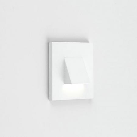 EVN LED Wandeinbauleuchte weiß IP44 1.8W 3000K EinbauØ55 warmweißes Licht