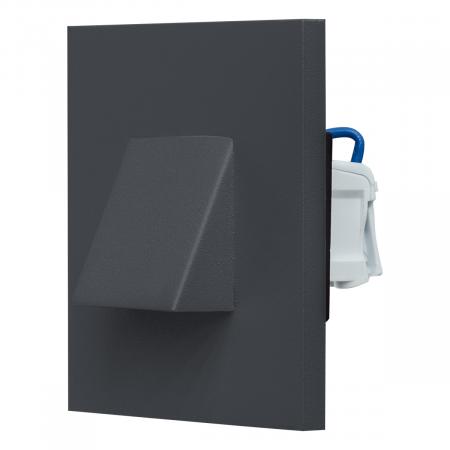 EVN LED Wandeinbau anthrazit IP44 1.8W 3000K EinbauØ55