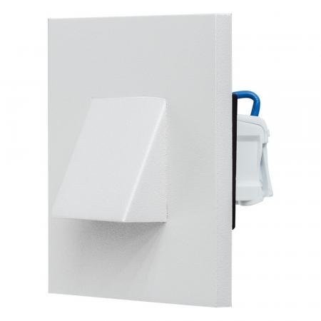 EVN LED Wandeinbauleuchte weiß IP44 1.8W 3000K EinbauØ55 warmweißes Licht
