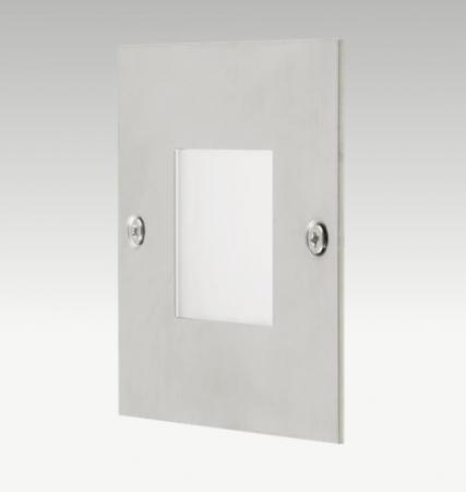 EVN LQ4602A LED Wandeinbauleuchte 0,6W 3000K Edelstahl IP44 12V DC begehbar Einbaudurchmesser 55mm