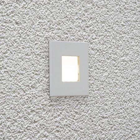 EVN LED Wandeinbauleuchte weiß IP44 12V/DC 0.6W 3000K EinbauØ55 warmweißem Licht feuchtraumgeeignet