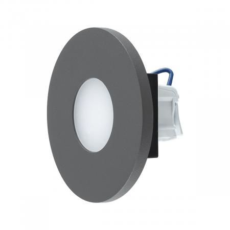 EVN LED Wandeinbau anthrazit IP44 1.8W 3000K 55lm EinbauØ55