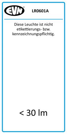 EVN LED Wandeinbau EDS IP44 12V/DC 0.6W 6000K 26lm EinbauØ55