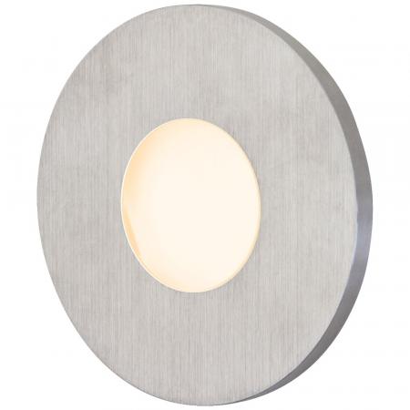 EVN LR0602 LED Wandeinbauleuchte 0,6W 12V DC Edelstahl IP44 dimmbar Einbaudurchmesser 55 mm