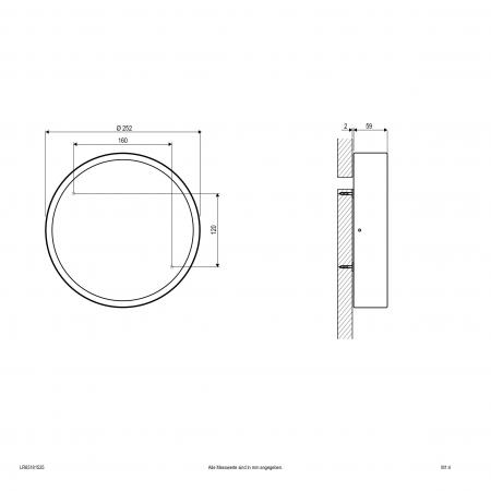 EVN LED Anbauleuchte mit einstellbarer Farbtemperatur LR65181525