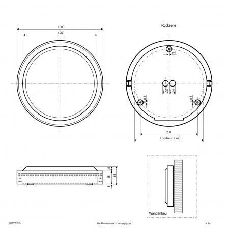 EVN LED Anbauleuchte aus Aluminium LR66301525