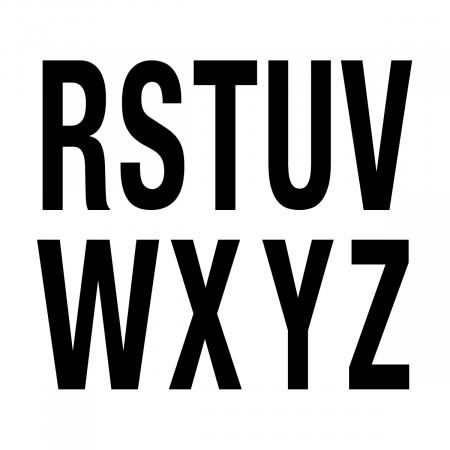 EVN Hausnummer Buchstaben R-Z - für TECTUM NEXT LR66RZ