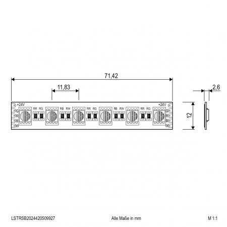 EVN Niedervolt LED-Strip, IP20, kürzbar LSTRSB2024420509927